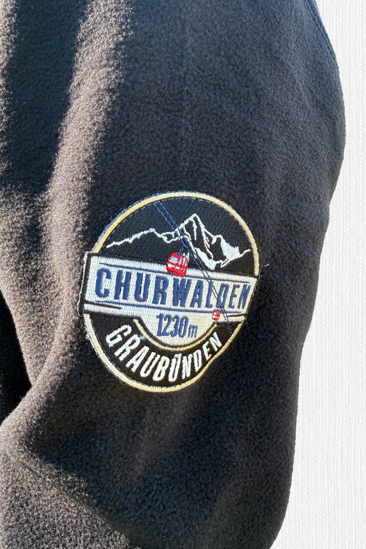 Fleecejacke mit Patch «Churwalden» Herren