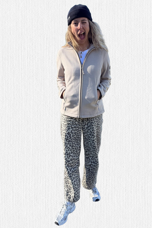 Fleecejacke mit Patch «Churwalden» Damen